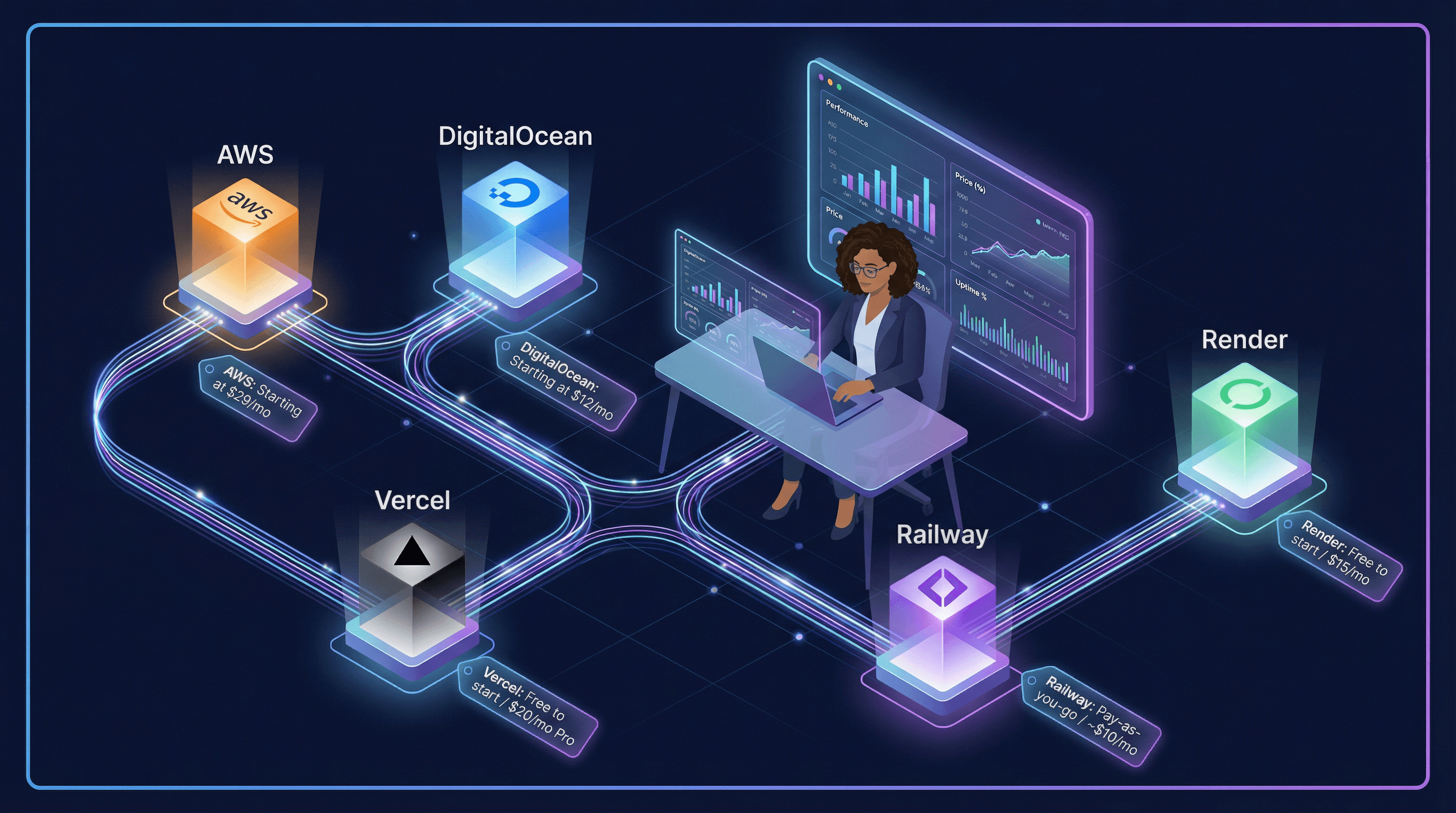 AWS Lightsail vs Vercel, Railway y más: ¿Cuál es el mejor hosting para empezar en 2026?